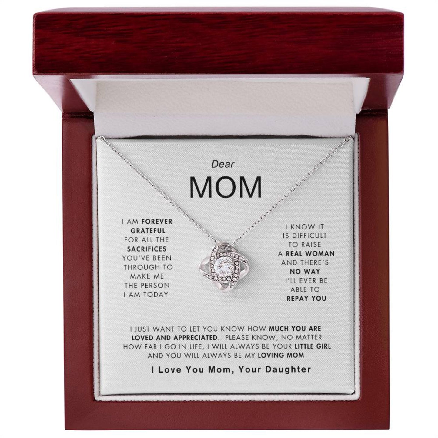 A Daughters Love Necklace | Best Gift for Mom | Best Gift from Daughter | Best Gift for Mothers day | Best Jewelry Gift for Mom | 😍