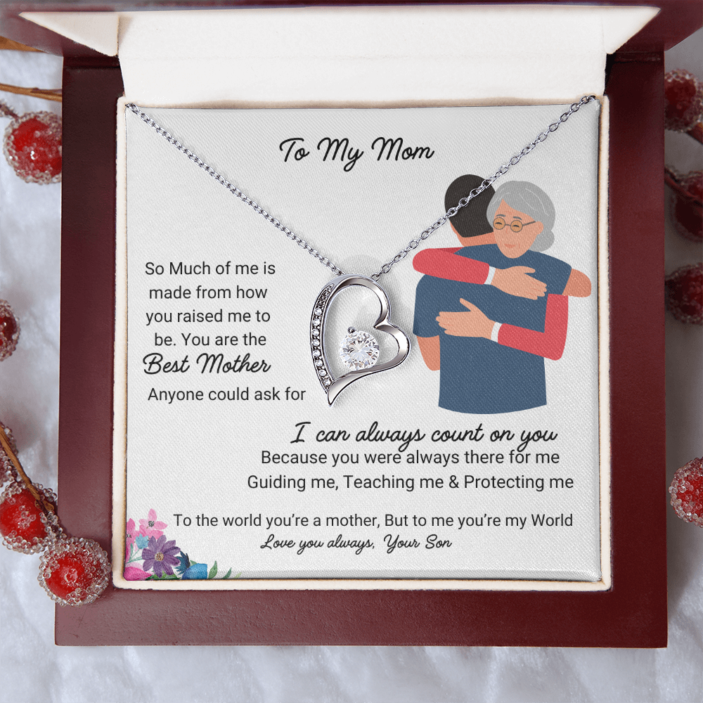 Love you Mom | Forever Love Necklace | Best gift for Mom | Mothers day gift