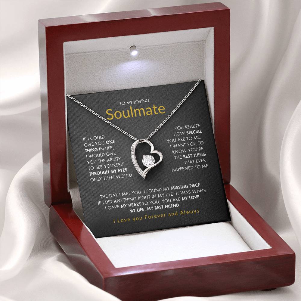 To My Loving Soulmate | Best gift for Soulmate | Best Gift for Wife | Best gift for Spouse | Best Gift for wedding anniversary | Forever Love Necklace 😍👩❤️💋👨