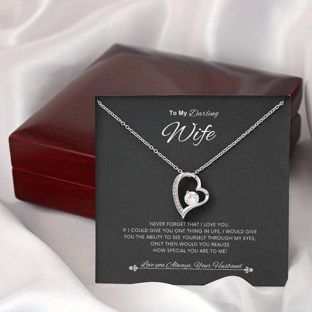 My Treasured Wife Necklace | Forever Love Necklace | Best gift for Wife | Best Gift for Spouse | Best Gift for Soulmate | Best Gift for Wedding anniversary 👩❤️💋👨💞