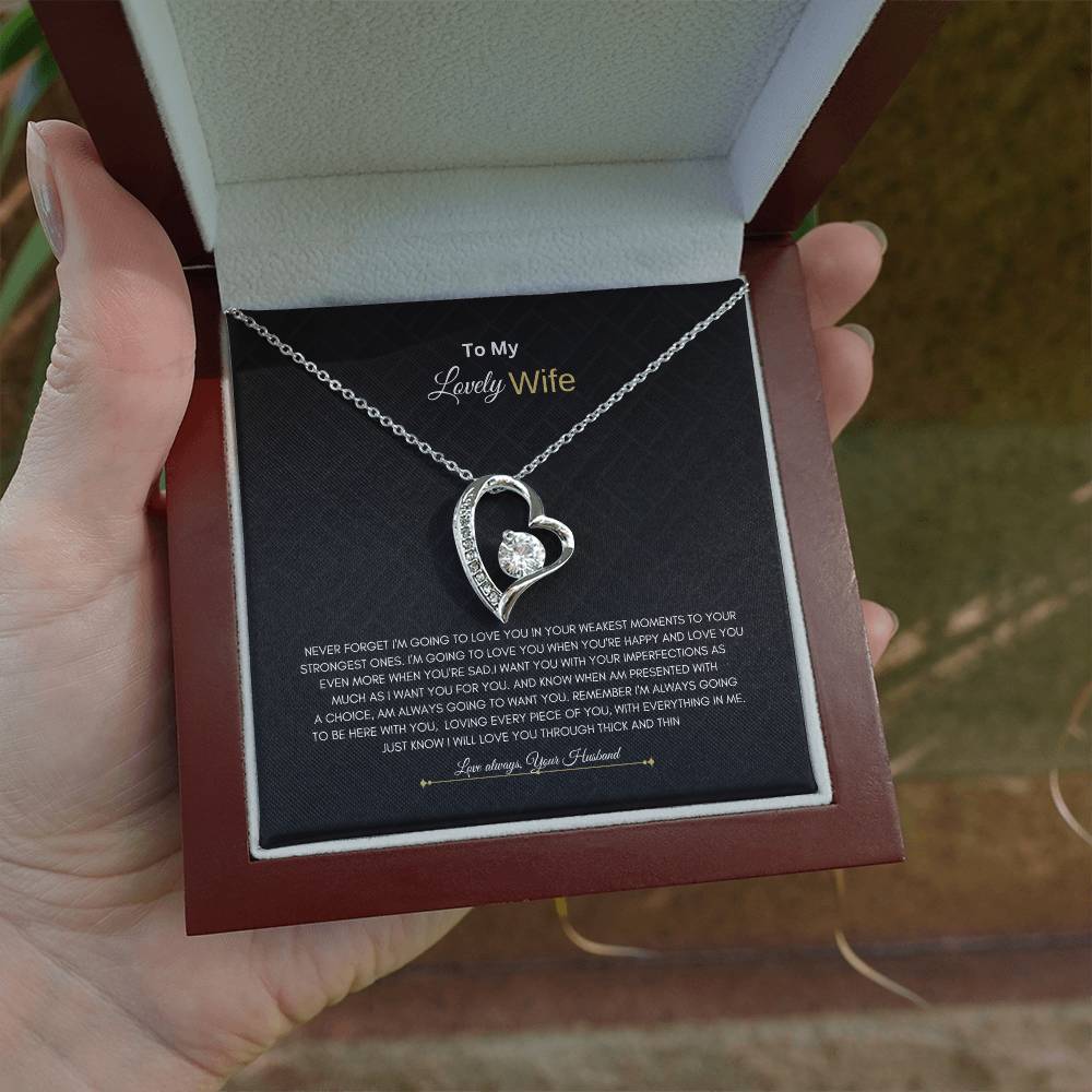 Lovely Wife Forever love Necklace |Forever love Necklace