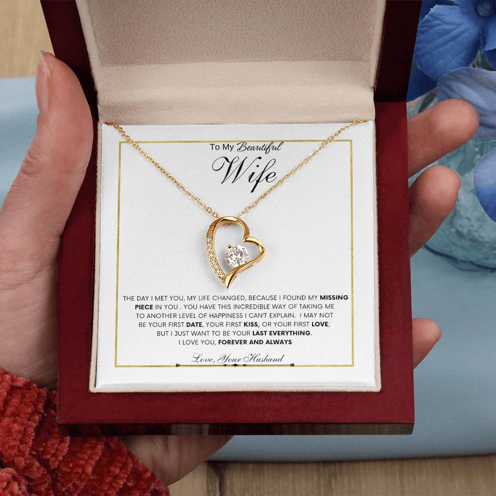 To My Beautiful Wife | Forever Love Necklace | Best Gift for Wife | Best Gift for Spouse | Best Gift for Marriage Anniversary | Best Gift for Lovers 😍👩❤️👨