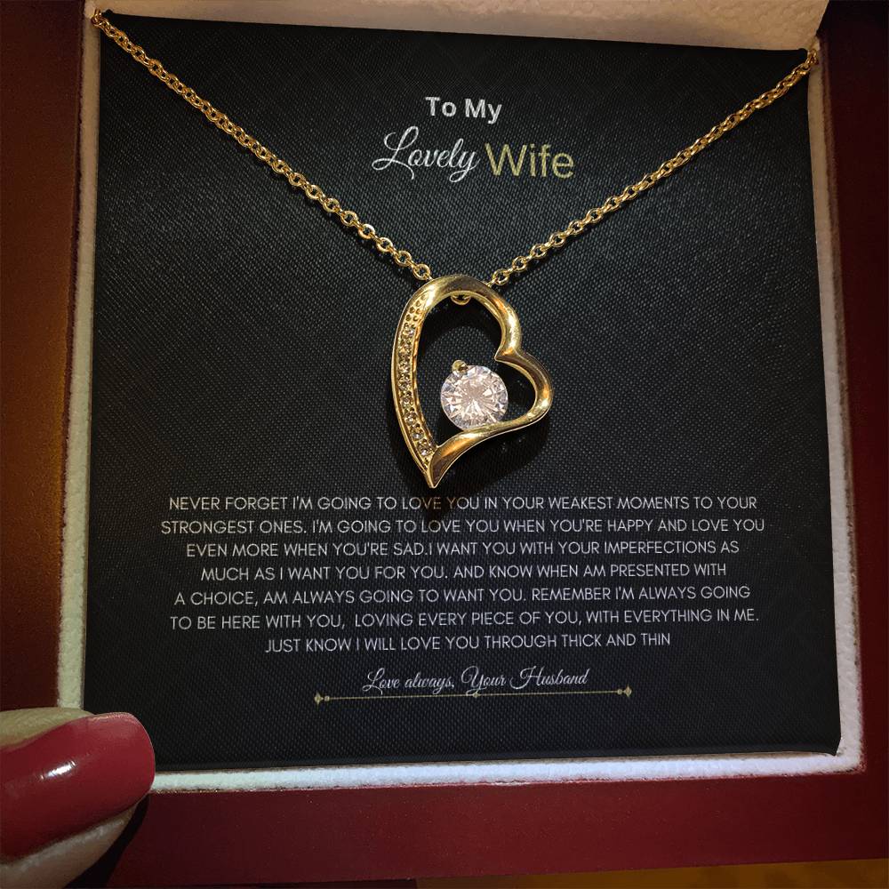 Lovely Wife Forever love Necklace |Forever love Necklace