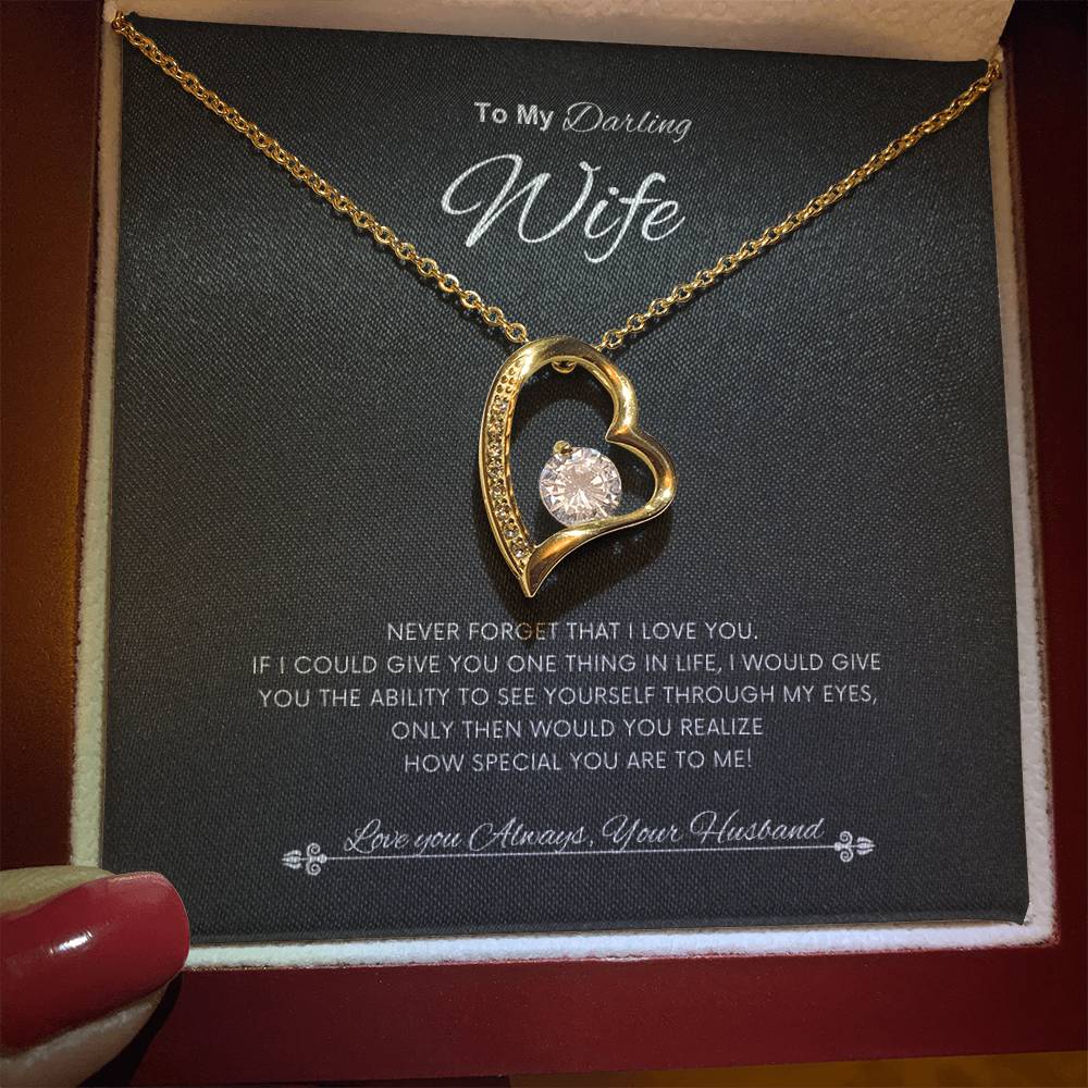 My Treasured Wife Necklace | Forever Love Necklace | Best gift for Wife | Best Gift for Spouse | Best Gift for Soulmate | Best Gift for Wedding anniversary 👩❤️💋👨💞