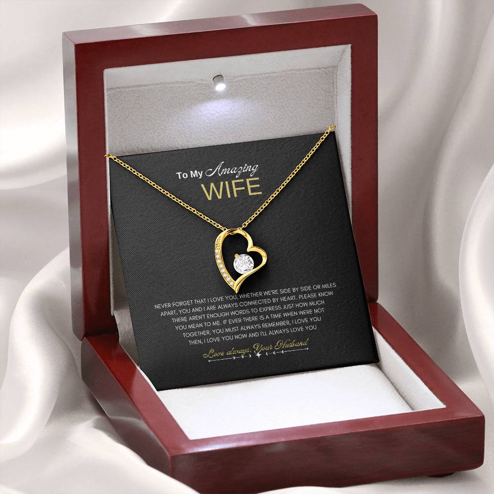 Amazing Wife Forever Love Necklace | Forever Love Necklace | Best Gift for Wife | Anniversary gift for Wife