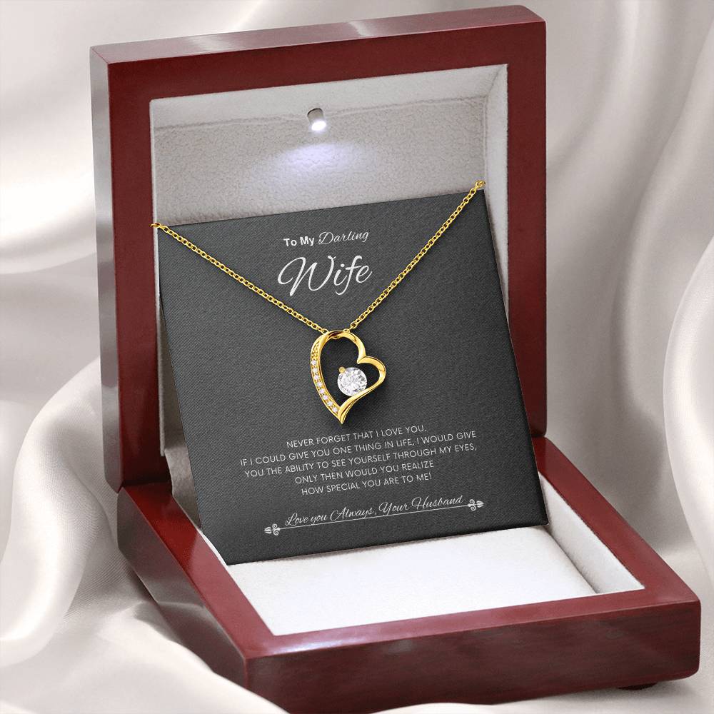 My Treasured Wife Necklace | Forever Love Necklace | Best gift for Wife | Best Gift for Spouse | Best Gift for Soulmate | Best Gift for Wedding anniversary 👩❤️💋👨💞