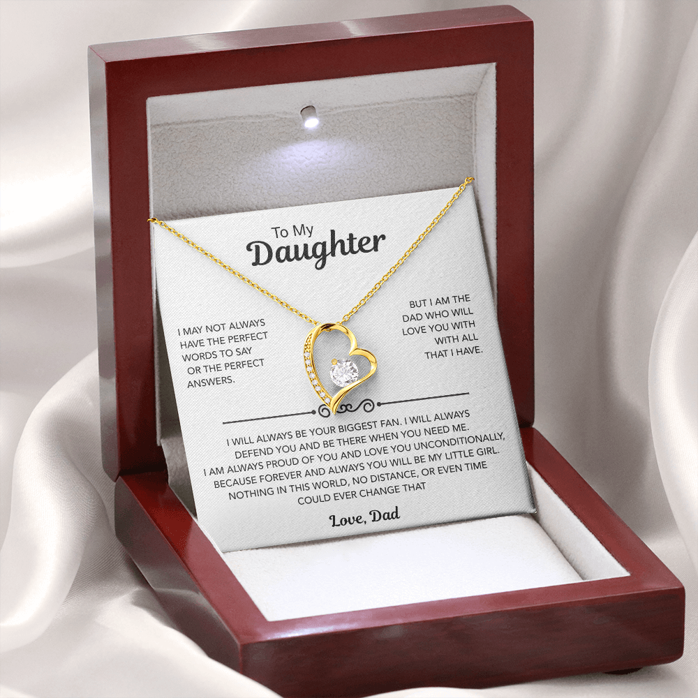 To My Daughter Necklace | Best gift for daughter | Best Jewelry gift for daughter | Jewelry gift from Dad