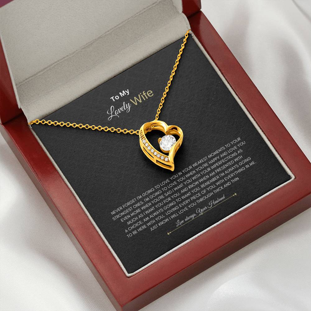 Lovely Wife Forever love Necklace |Forever love Necklace