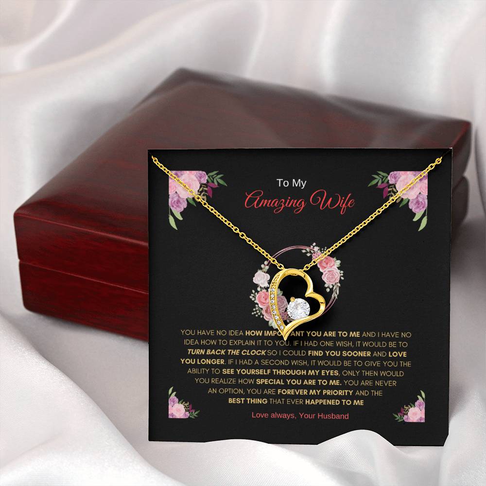 My Infinite Love Necklace | Gift for Wife Necklace | Forever Love Necklace | Best Gift for Marriage Anniversary | Best gift for Soulmates