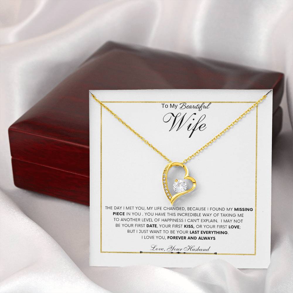 To My Beautiful Wife | Forever Love Necklace | Best Gift for Wife | Best Gift for Spouse | Best Gift for Marriage Anniversary | Best Gift for Lovers 😍👩❤️👨