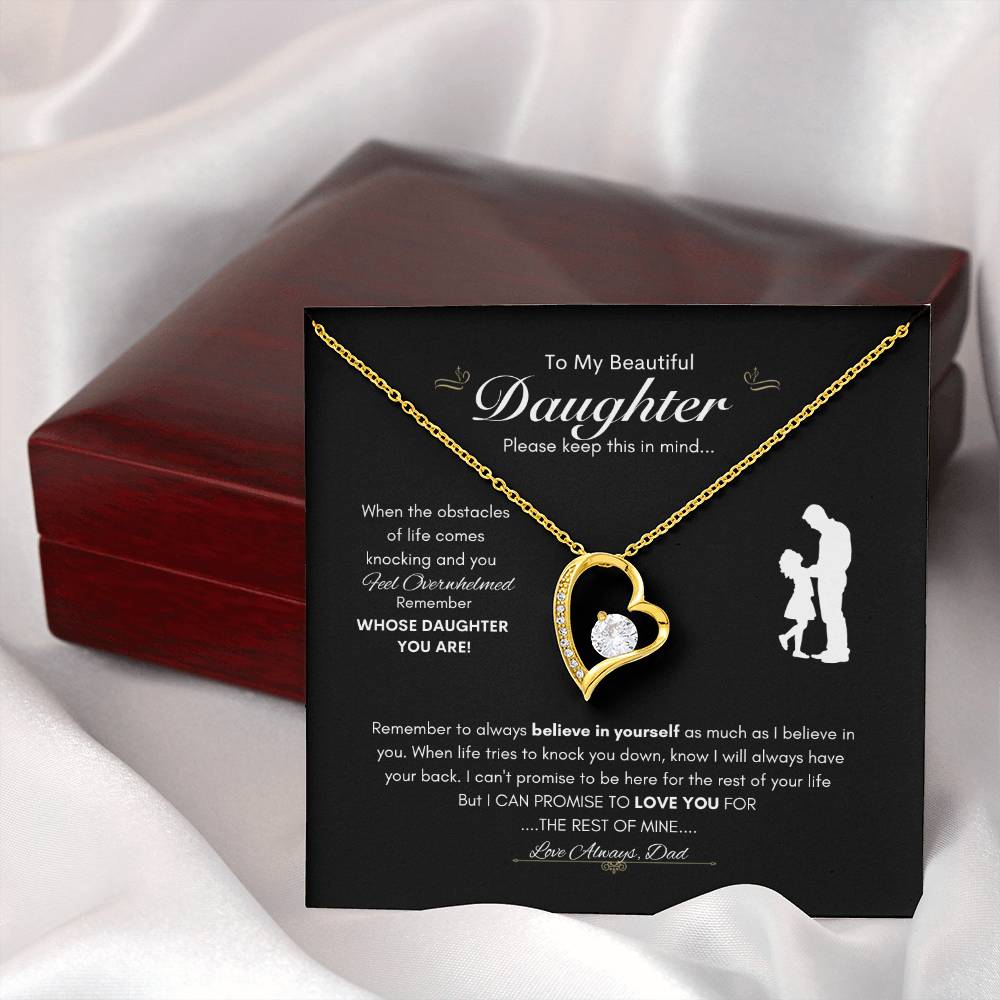 To My Daughter | Forever Love Necklace | Best gift for daughter | Best gift for daughters birthday | Best gift for daughters graduation | Best gift from Dad 👨👧❤️