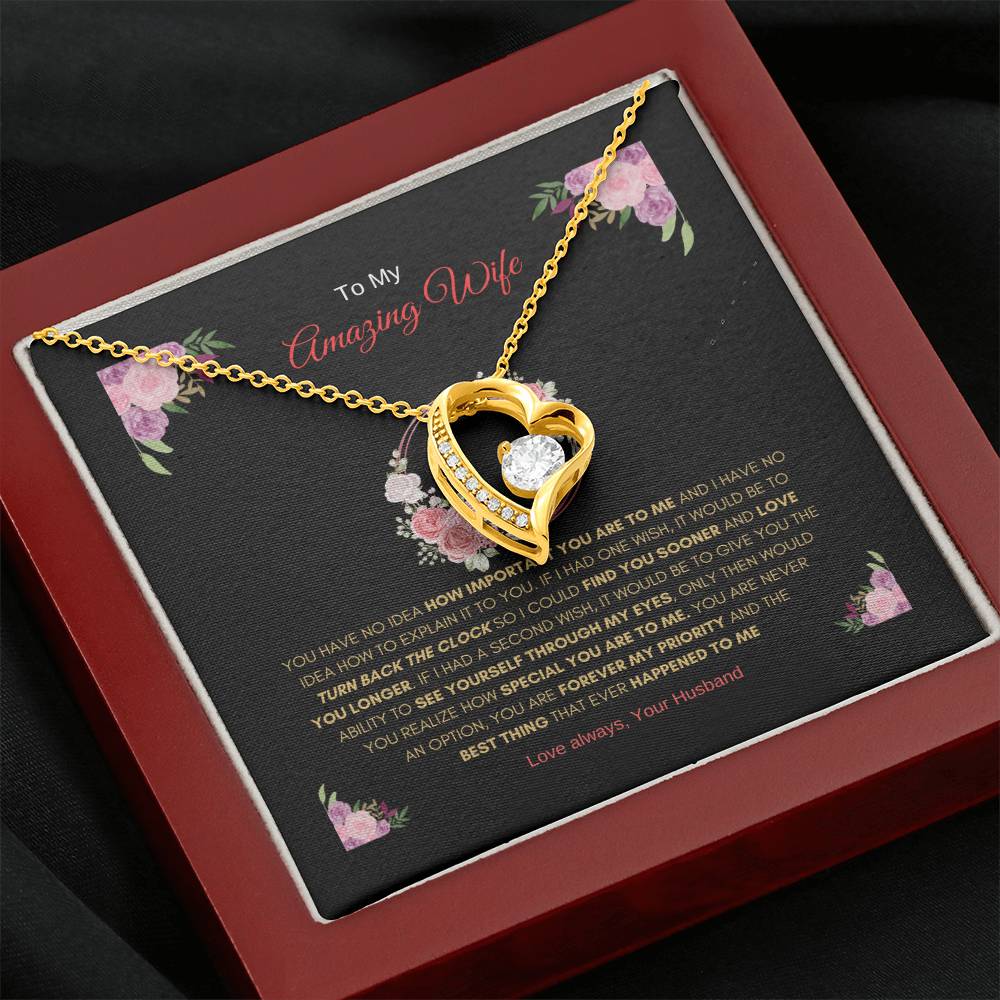 My Infinite Love Necklace | Gift for Wife Necklace | Forever Love Necklace | Best Gift for Marriage Anniversary | Best gift for Soulmates