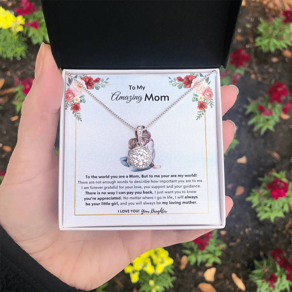 Moms Enduring Love Necklace | Best Gift for Mom | Best Gift from Daughter | Best Gift for Mothers day | Best Jewelry Gift for Mom | Best Jewelry gift for mothers day