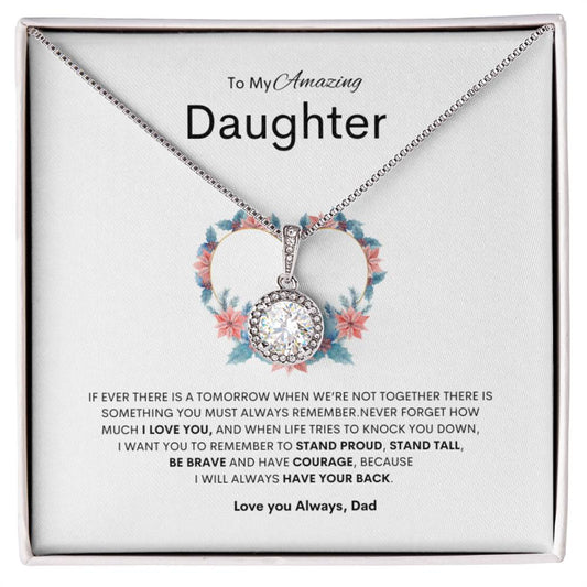 Mom's Guiding Love Eternal Hope Necklace | Best gift for daughter | Best gift for daughters birthday | Best gift for daughters graduation | Best gift from Dad ❤️ 👨👧