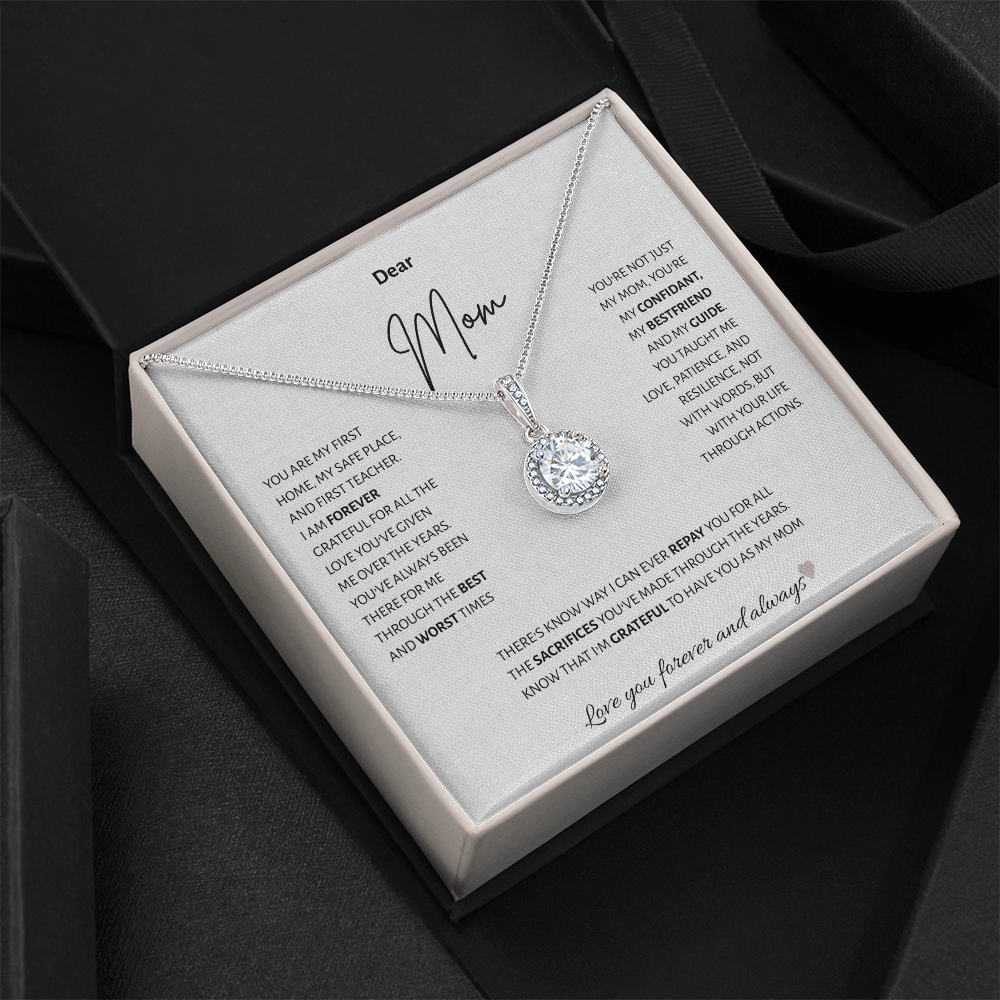 Dear Mom | Eternal Hope Necklace | Best gift for Mom | Best Mothers Day Gift | Surprise mom |