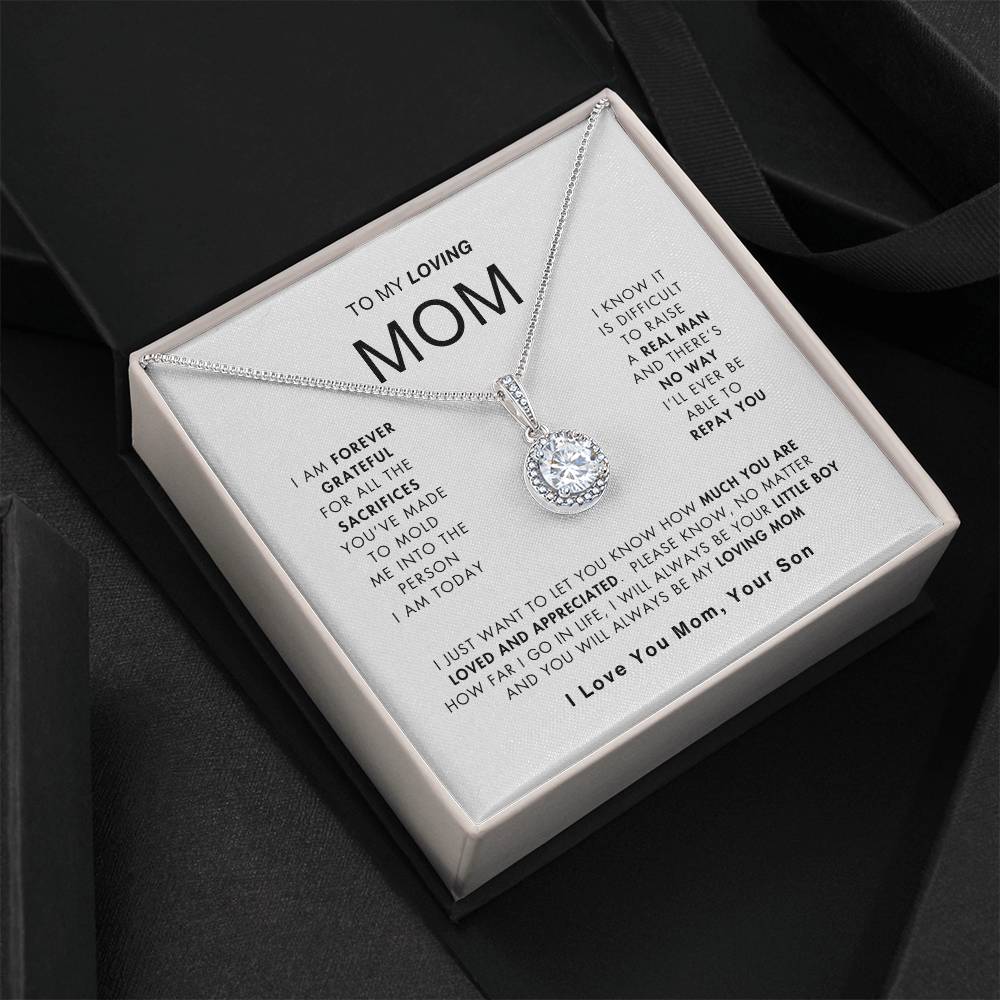 Grateful to Mom Necklace | Best Gift for Mom | Best Gift from Son | Best Gift for Mothers day | Best Jewelry gift for Mom 😍