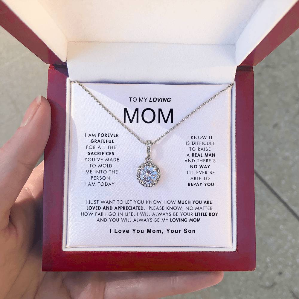 Grateful to Mom Necklace | Best Gift for Mom | Best Gift from Son | Best Gift for Mothers day | Best Jewelry gift for Mom 😍