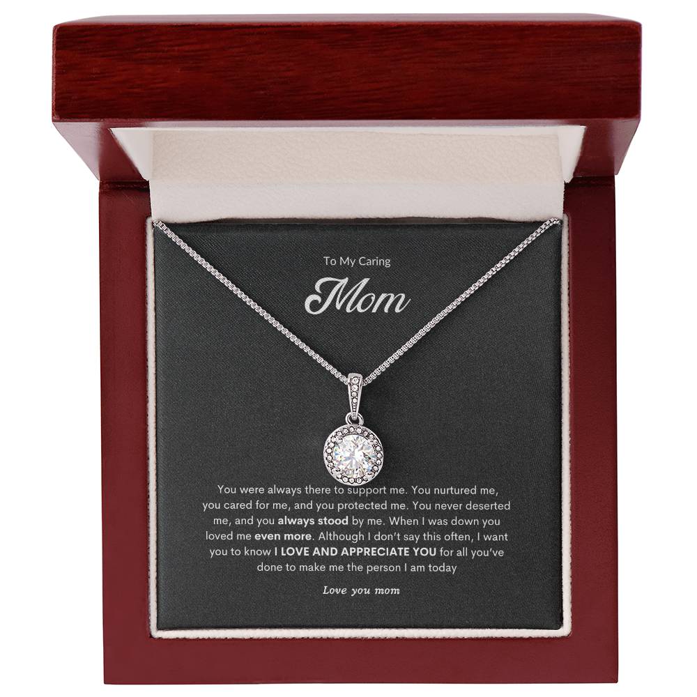 Cherish Heart Necklace | Best Necklace for Mom | Best Gift for Mothers day | Best Gift from Son | Best Jewelry gift for Mom | Best Heart felt gift for mom