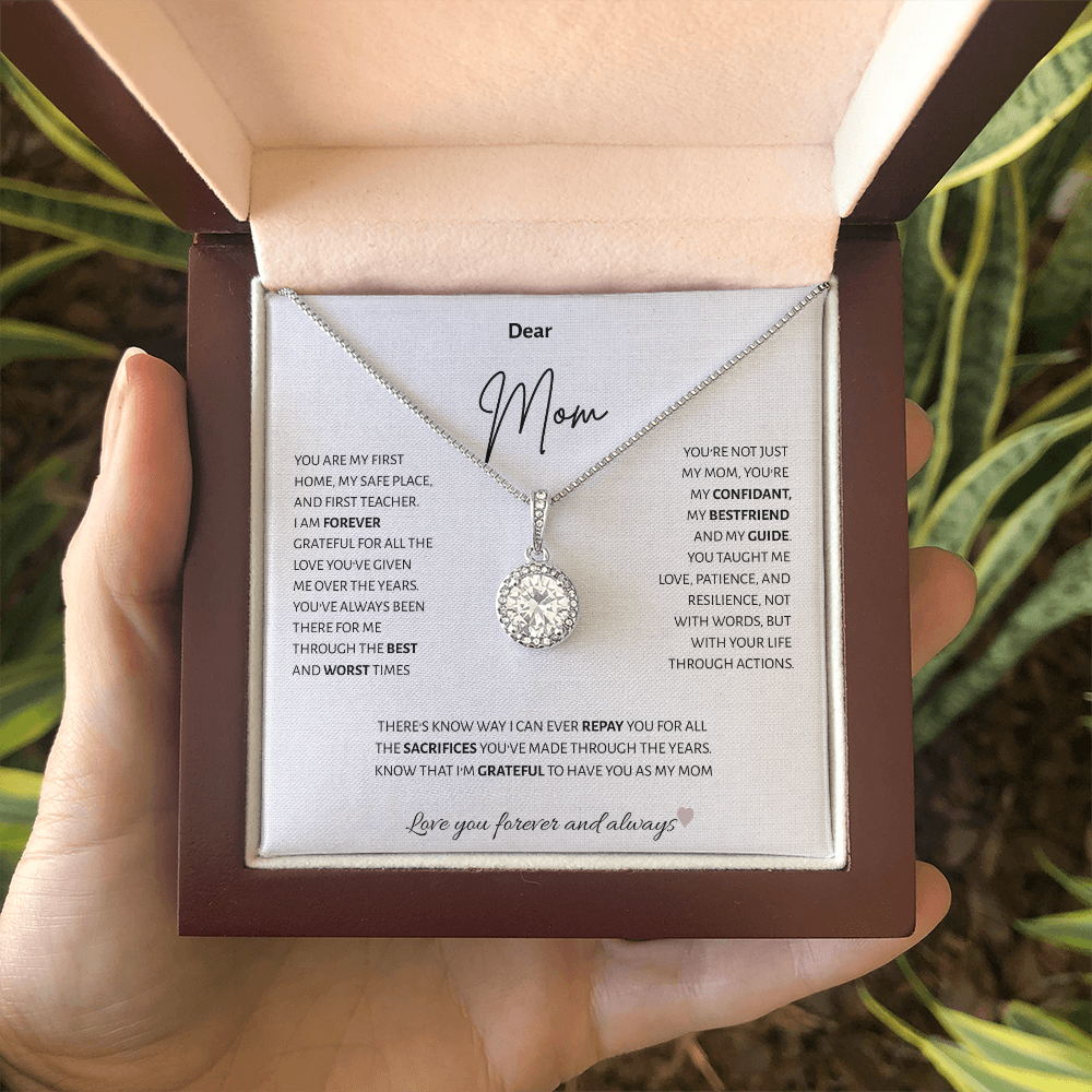 Dear Mom | Eternal Hope Necklace | Best gift for Mom | Best Mothers Day Gift | Surprise mom |
