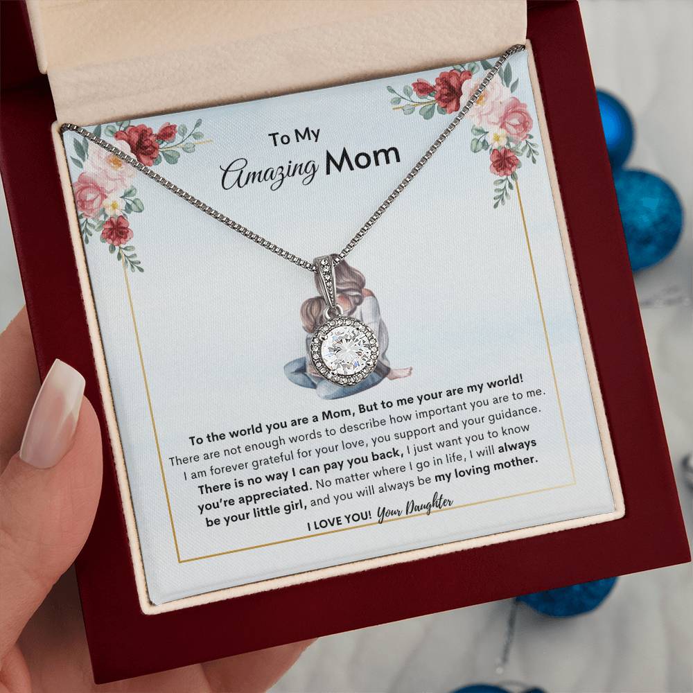 Moms Enduring Love Necklace | Best Gift for Mom | Best Gift from Daughter | Best Gift for Mothers day | Best Jewelry Gift for Mom | Best Jewelry gift for mothers day