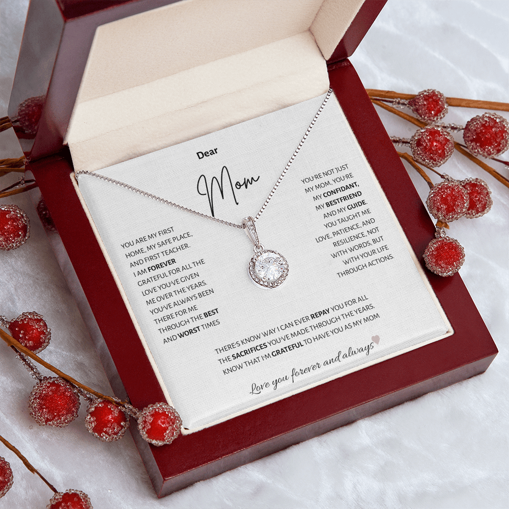 Dear Mom | Eternal Hope Necklace | Best gift for Mom | Best Mothers Day Gift | Surprise mom |