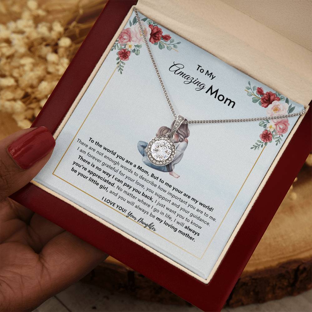 Moms Enduring Love Necklace | Best Gift for Mom | Best Gift from Daughter | Best Gift for Mothers day | Best Jewelry Gift for Mom | Best Jewelry gift for mothers day