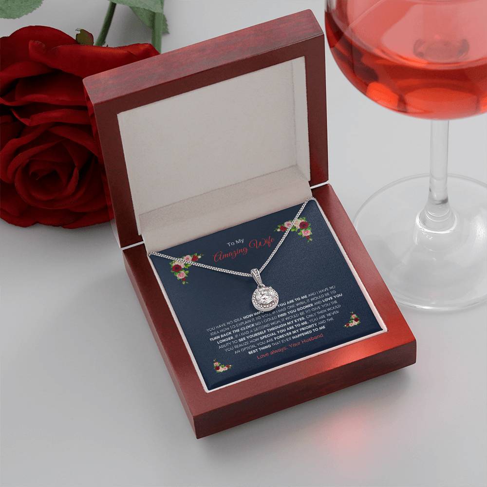 Husbands Eternal Love Necklace | Gift for Wife Necklace | Eternal Hope Necklace | Best gift for Wife | Best Gift for Wedding Anniversary | Best Gift for Soulmate