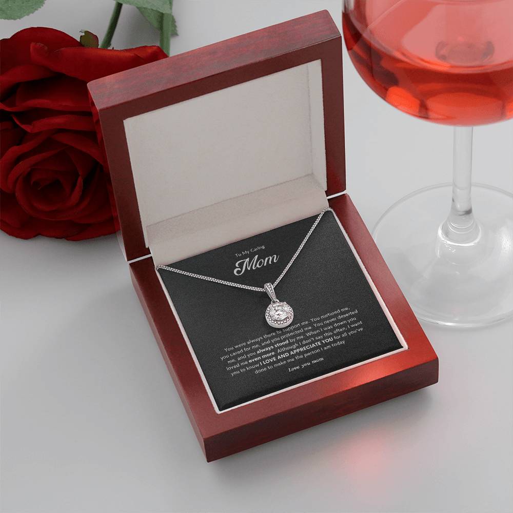 Cherish Heart Necklace | Best Necklace for Mom | Best Gift for Mothers day | Best Gift from Son | Best Jewelry gift for Mom | Best Heart felt gift for mom
