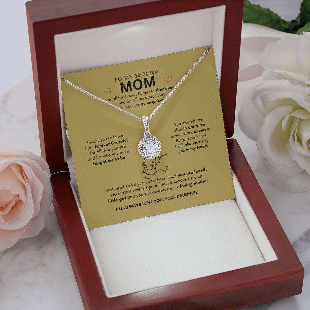 Endless Love Necklace | Best Gift for Mom | Best Gift from Daughter | Eternal Hope Necklace