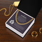 My Place of Solace Cuban Chain | Best Gift for Husband | Best Gift from Wife | Best Jewelry Gift for Husband | Best Jewelry gift from Wife