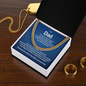 To My Dad | Cuban Link Chain | Best fathers day Gift | Best gift for Dad