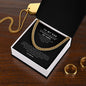 To My Dad | Cuban Link Chain | My Hero, My Guiding Light | Best Gift for Dad | Best Gift for fathers Day