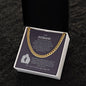 My Place of Solace Cuban Chain | Best Gift for Husband | Best Gift from Wife | Best Jewelry Gift for Husband | Best Jewelry gift from Wife
