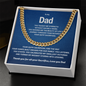 To My Dad | Cuban Link Chain | Best fathers day Gift | Best gift for Dad