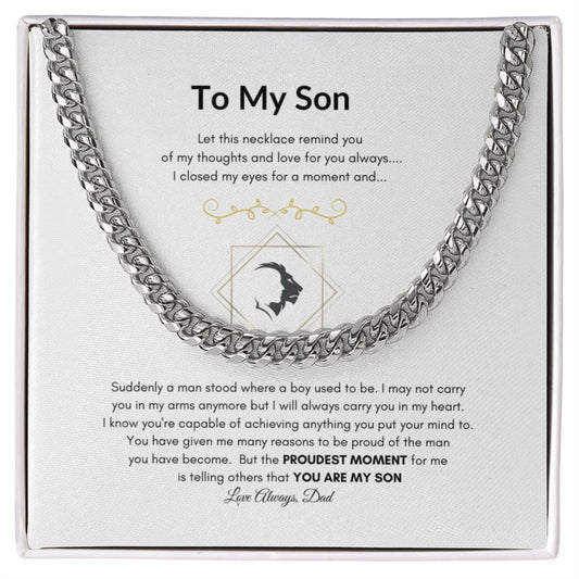 Proud Father Cuban link Chain | Cuban Link Chain