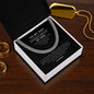 To My Dad | Cuban Link Chain | My Hero, My Guiding Light | Best Gift for Dad | Best Gift for fathers Day