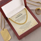 Handsome Husband Cuban Link Chain | Best Gift for Husband | Best Gift from Wife | Best Jewelry gift for Husband | Best Gift for Fathers day