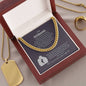 My Place of Solace Cuban Chain | Best Gift for Husband | Best Gift from Wife | Best Jewelry Gift for Husband | Best Jewelry gift from Wife