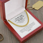 To My Dad | Cuban Link Chain | My Hero, My Guiding Light | Best Gift for Dad | Best Gift for fathers Day