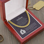 My Place of Solace Cuban Chain | Best Gift for Husband | Best Gift from Wife | Best Jewelry Gift for Husband | Best Jewelry gift from Wife