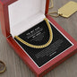 To My Dad | Cuban Link Chain | My Hero, My Guiding Light | Best Gift for Dad | Best Gift for fathers Day