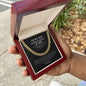 To My Dad | Cuban Link Chain | My Hero, My Guiding Light | Best Gift for Dad | Best Gift for fathers Day