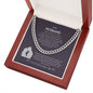 My Place of Solace Cuban Chain | Best Gift for Husband | Best Gift from Wife | Best Jewelry Gift for Husband | Best Jewelry gift from Wife