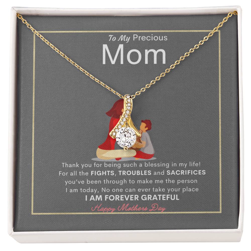 Precious Mom Necklace | Best Gift for Mom | Best Gift for Mothers day | Best Gift from Son | Best Jewelry Gift for Mothers day
