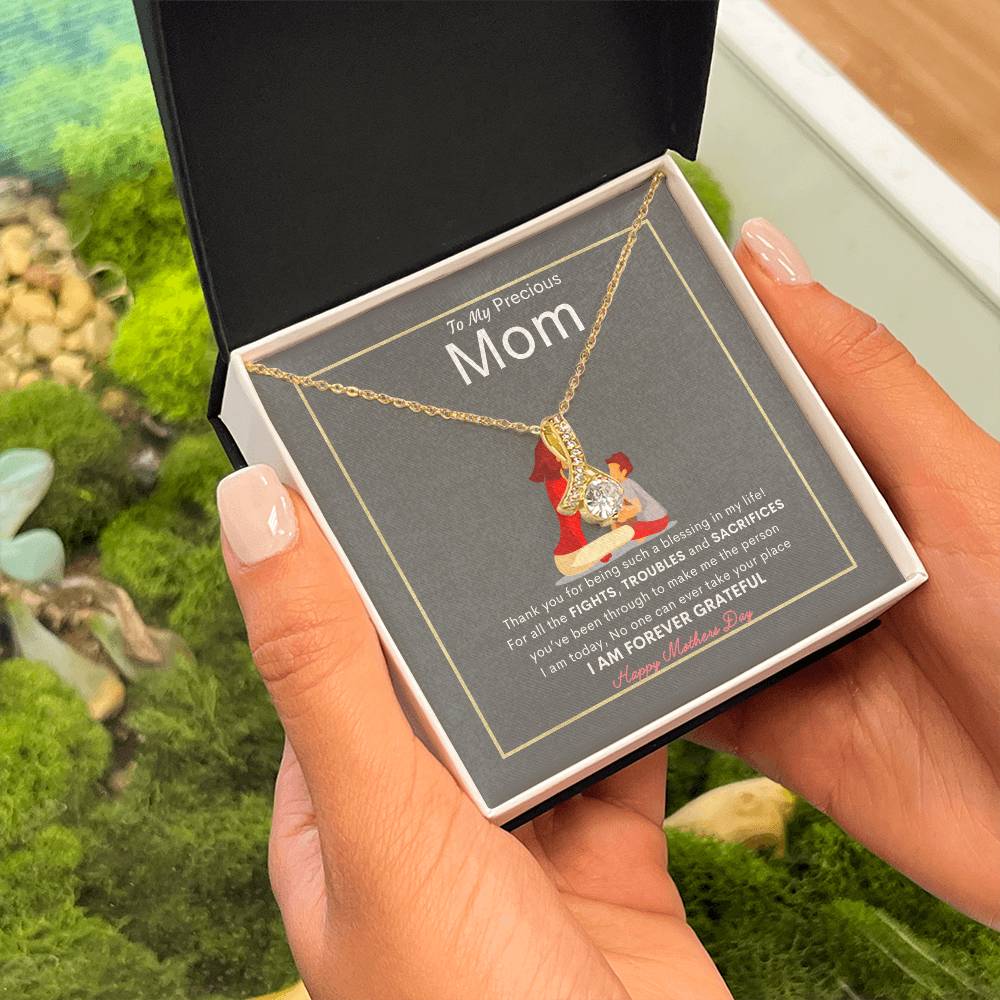 Precious Mom Necklace | Best Gift for Mom | Best Gift for Mothers day | Best Gift from Son | Best Jewelry Gift for Mothers day