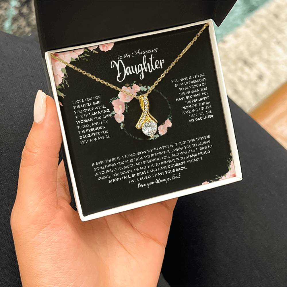 A Fathers Pride | Alluring Beauty Necklace | Best gift for daughter | Best gift for daughters birthday | Best gift for daughters graduation | Best gift from Dad ❤️