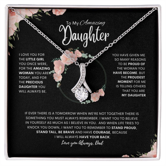 A Fathers Pride | Alluring Beauty Necklace | Best gift for daughter | Best gift for daughters birthday | Best gift for daughters graduation | Best gift from Dad  ❤️