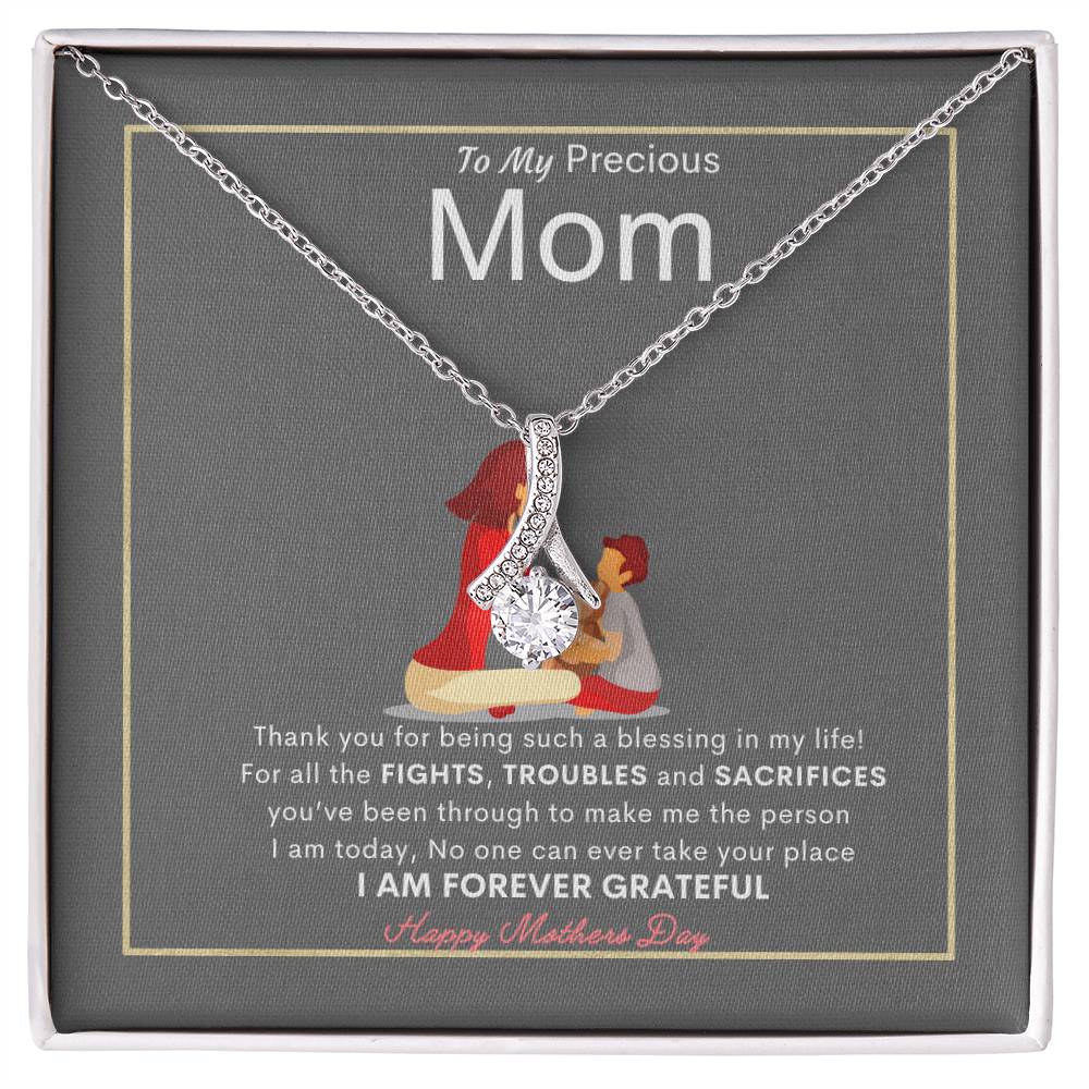 Precious Mom Necklace | Best Gift for Mom | Best Gift for Mothers day | Best Gift from Son | Best Jewelry Gift for Mothers day