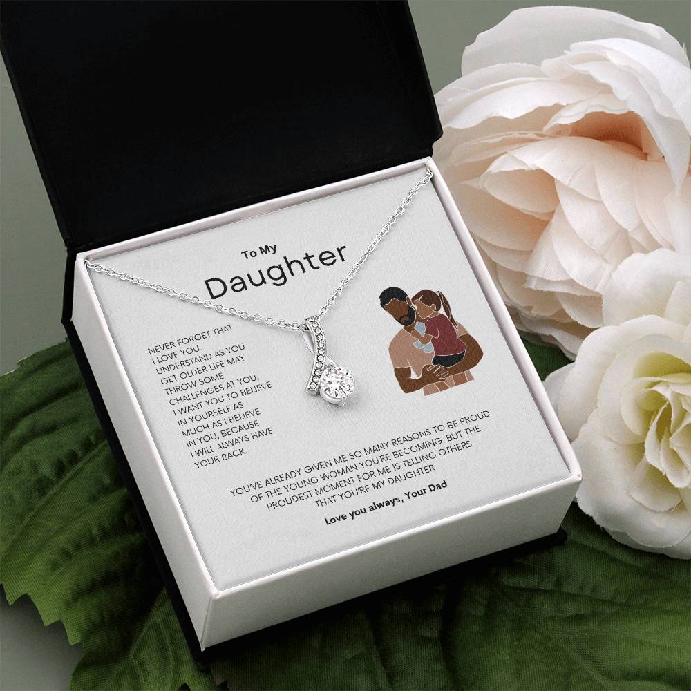 Daddy's Pride Necklace | Best gift for daughter | Best gift from Dad | Gift gift for daughters birthday | Best Jewelry gift for daughter