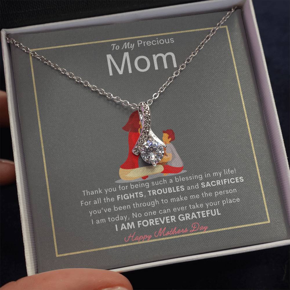 Precious Mom Necklace | Best Gift for Mom | Best Gift for Mothers day | Best Gift from Son | Best Jewelry Gift for Mothers day